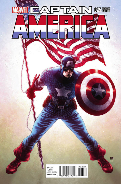 Captain America 25 McNiven Cover Fresh Comics