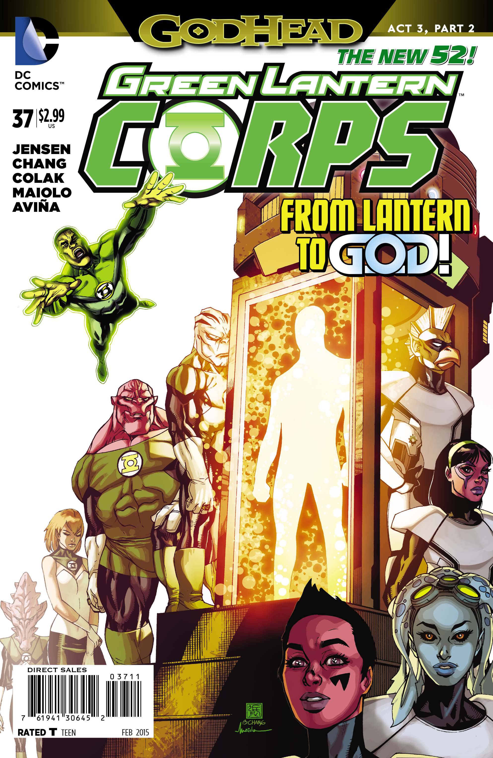 Green Lantern Corps 37 Godhead Fresh Comics