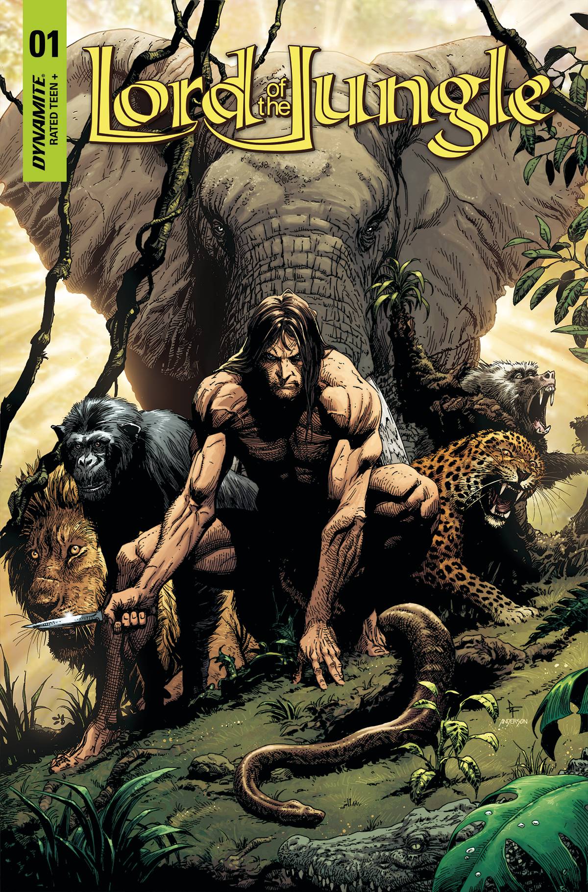 Lord Of The Jungle Frank Cover Fresh Comics
