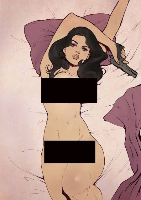 Gun Honey: Collision Course #1 (Darnell Nude Bagged Cover)