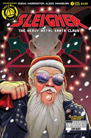 Sleigher: The Heavy Metal Santa Claus #1 (Fleecs Cover)