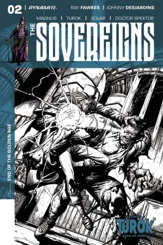 The Sovereigns #2 (20 Copy Desjardins B&W Cover)