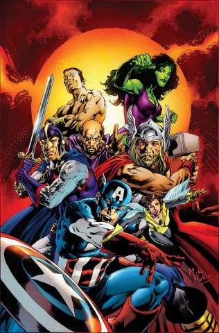 She-Hulk #161 (Perkins Avengers Cover)