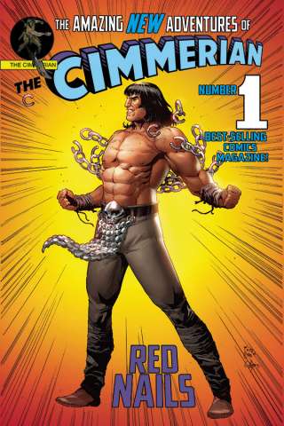 The Cimmerian: Red Nails #1 (Casas Superman Parody Cover)
