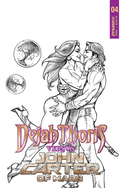 Dejah Thoris vs. John Carter of Mars #4 (25 Copy Cover)