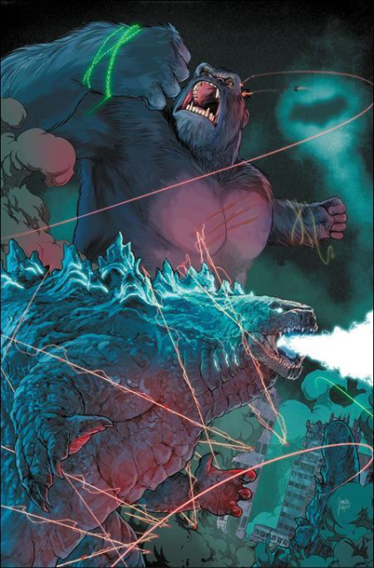 Justice League vs. Godzilla vs. Kong #7 (Mikel Janin Card Stock Cover)
