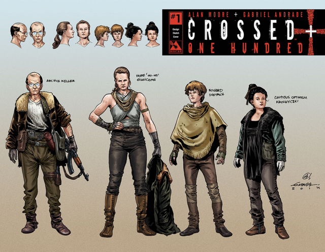 Crossed + One Hundred #1 (Design Sketch Cover)