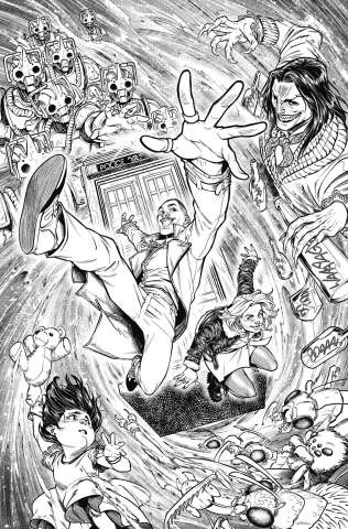 Doctor Who: The Fifteenth Doctor #4 (Andreo B&W Virgin Cover)