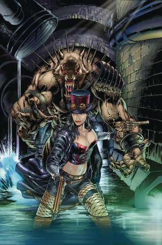 Van Helsing vs. The League of Monsters #4 (Vitorino Cover)