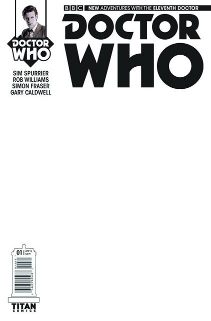 Doctor Who: New Adventures with the Eleventh Doctor, Year Two #1 (Blank Sketch Cover)