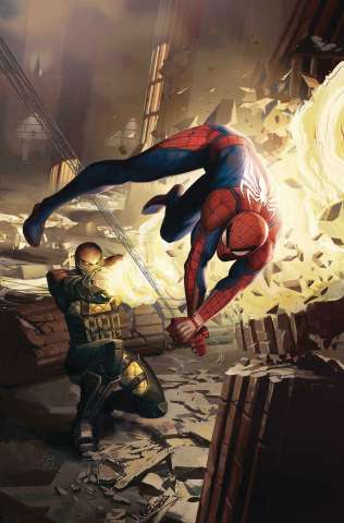 The Amazing Spider-Man #5 (Mandryck Spider-Man Video Game Cover)
