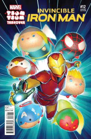 Invincible Iron Man #12 (Peterson Tsum Tsum Cover)