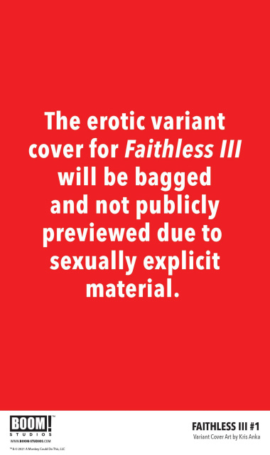 Faithless III #1 (Erotic Anka Cover)