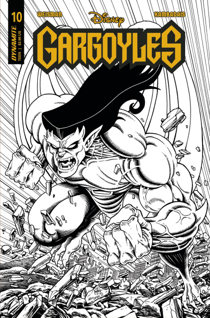 Gargoyles #10 (7 Copy Haeser Line Art Cover)