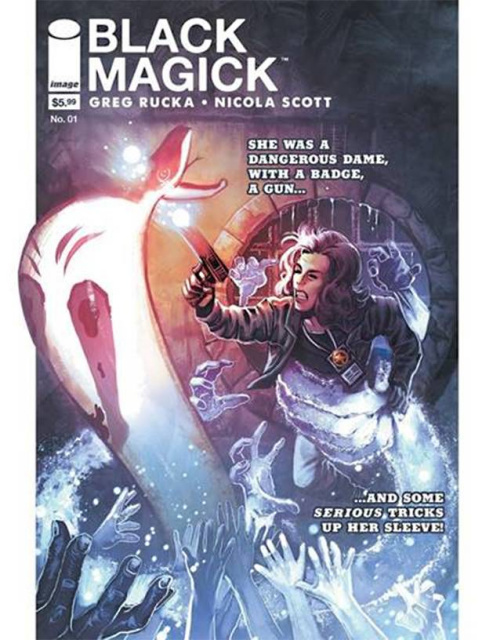 Black Magick #1 (Burchett Magazine Size Cover)