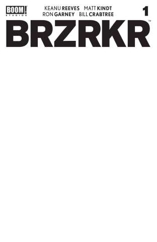 BRZRKR #1 (Blank Sketch Cover)