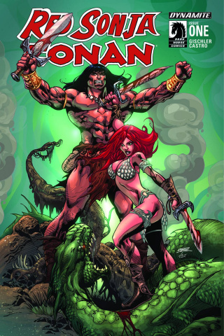 Red Sonja / Conan #1 (Subscription Cover)