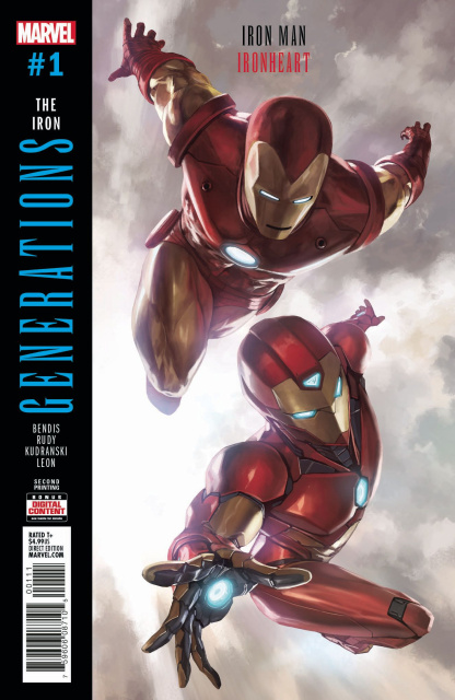 Generations: Iron Man & Ironheart #1 (2nd Printing Skan Cover)