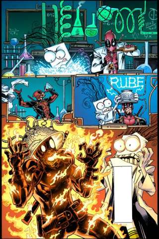 Deadpool #7 (Koblish Secret Comic Cover)