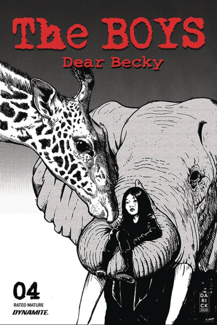 The Boys: Dear Becky #4 (Robertson Line Art Premium Cover)