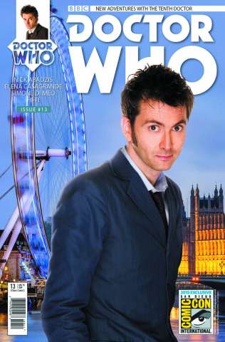 Doctor Who: New Adventures with the Tenth Doctor, Year Two #13 (SDCC Cover)