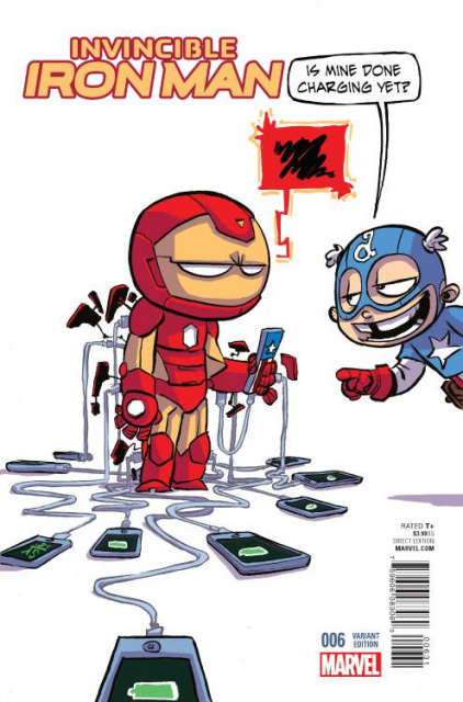 Invincible Iron Man #6 (Young Cover)