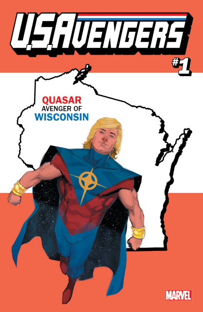 U.S.Avengers #1 (Reis Wisconsin State Cover)