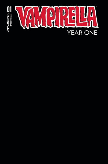 Vampirella: Year One #1 (Black Blank Authentix Cover)