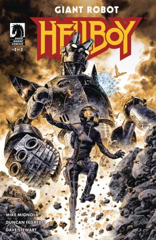 Giant Robot Hellboy #3 (Fegredo Cover)
