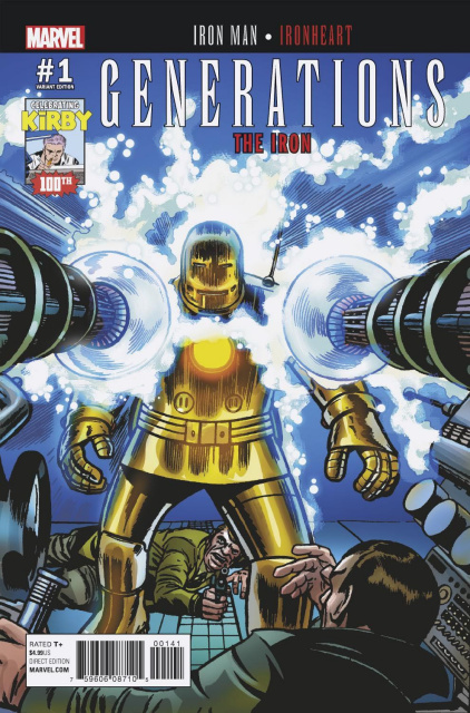 Generations: Iron Man & Ironheart #1 (Kirby 100th Anniversary Cover)