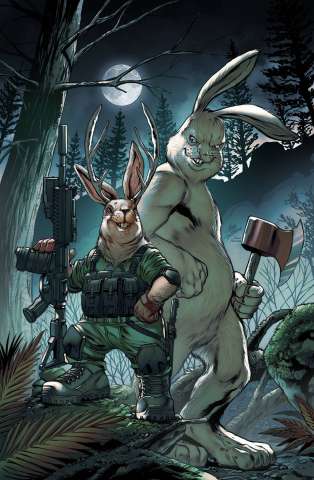 Man Goat & The Bunnyman: Green Eggs & Blam! #2 (Vitorino Cover)