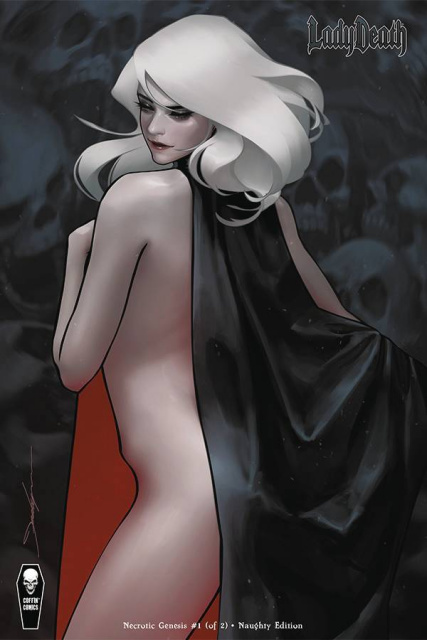 Lady Death: Necrotic Genesis #1 (Naughty Cover)