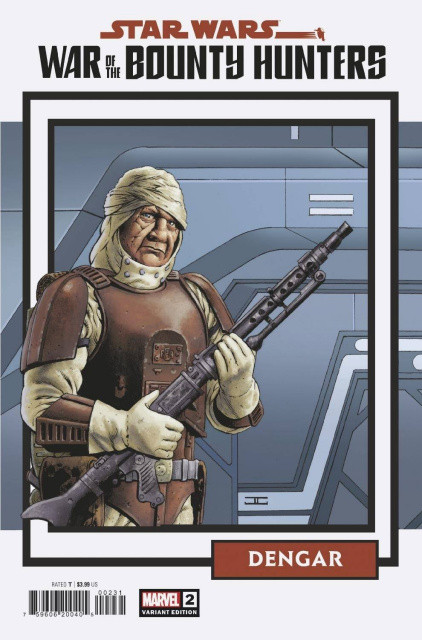 Star Wars: War of the Bounty Hunters #2 (Trading Card Cover)
