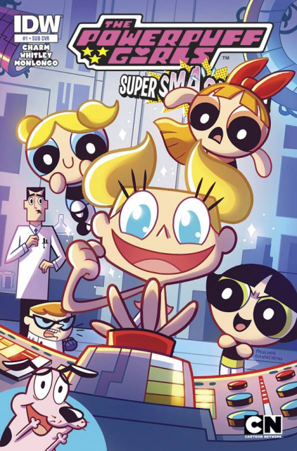 The Powerpuff Girls: Super Smash-Up! #1 (Subscription Cover)