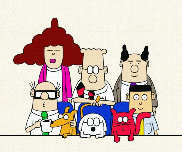 Dilbert: Teamwork Means You Can't Pick Sides
