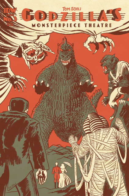 Godzilla's Monsterpiece Theatre #3 (Scioli Cover)