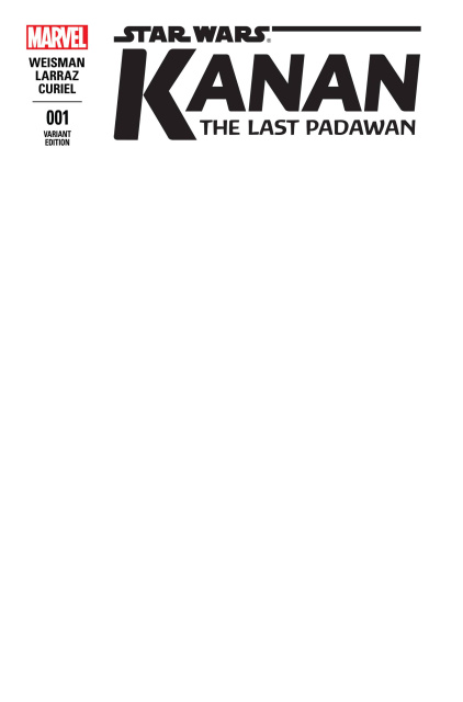 Kanan: The Last Padawan #1 (Blank Cover)