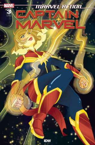 Marvel Action: Captain Marvel #3 (10 Copy Nicole Goux Cover)