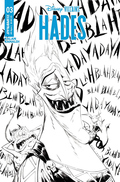 Disney Villains: Hades #3 (10 Copy Lee Line Art Cover)