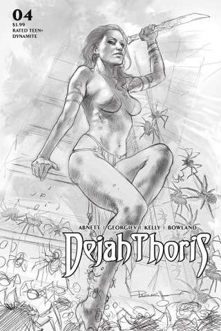 Dejah Thoris #4 (10 Copy Parrillo B&W Cover)
