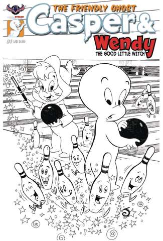 Casper & Wendy #1 (Scherer Antics Cover)