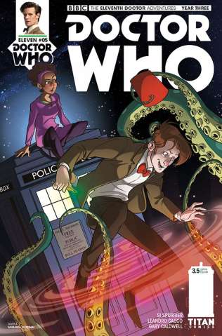 Doctor Who: New Adventures with the Eleventh Doctor, Year Three #5 (Florean Cover)