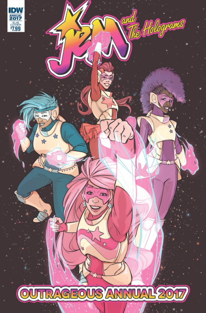 Jem and The Holograms Annual 2017 (Subscription Cover)