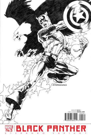 Black Panther #5 (Steranko Captain America Cover)