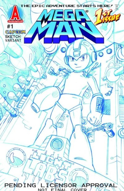 Mega Man #1 (Chad Thomas Cover)