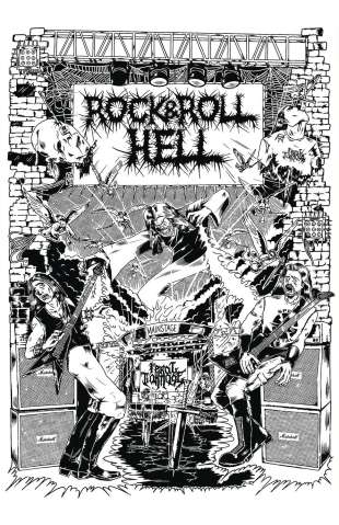 Rock & Roll Hell #1 (Death Cover)