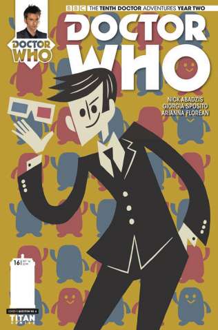 Doctor Who: New Adventures with the Tenth Doctor, Year Two #16 (Question 6 Cover)