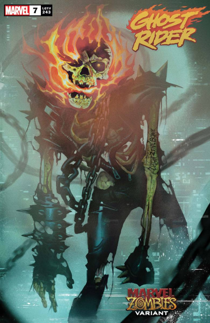 Ghost Rider #7 (Mundo Marvel Zombies Cover)