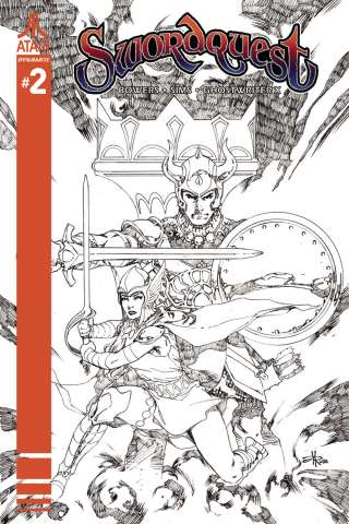 Swordquest #2 (10 Copy Rubi B&W Cover)
