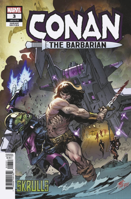 Conan the Barbarian #3 (Larraz Skrulls Cover)